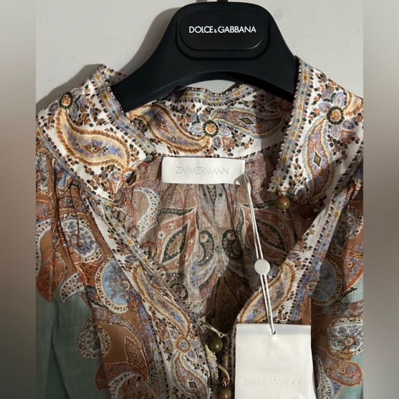 ZIMMERMANN Devi Paisley Blouse - Picture 9 of 9
